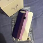 iPhone 7 Plus Official Silicone Case Rainbow Color Protective Cover